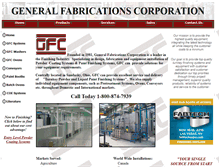 Tablet Screenshot of gfcfinishing.com